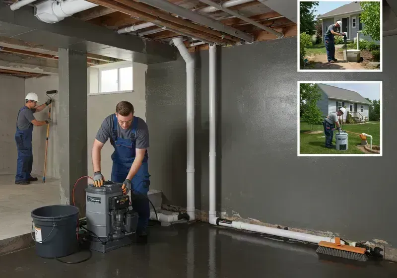 Basement Waterproofing and Flood Prevention process in Hall County, TX